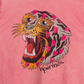 Camiseta Vintage Tigre Rosa