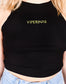 Viperinas Tank Top Embroidery Black | Comprar online ropa mujer y unisex Canarias | Envíos a todo el mundo | Moda urbana y de baño | Viperinas Original Brand 
